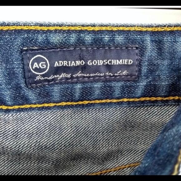 Adriano Goldschmied the Tomboy medium wash relaxed straight leg jeans size 25R - Picture 4 of 6